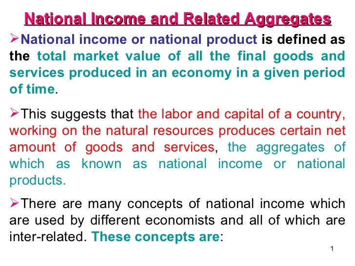 national income accounting pdf